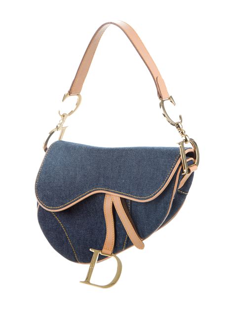 christian dior mini saddle messenger bag|christian dior denim saddle bag.